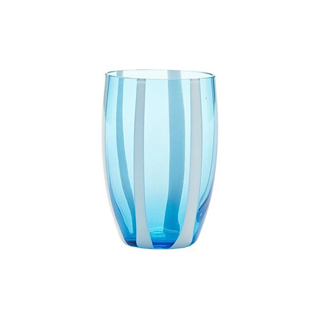 Zafferano Gessato Tumbler - Aquamarine