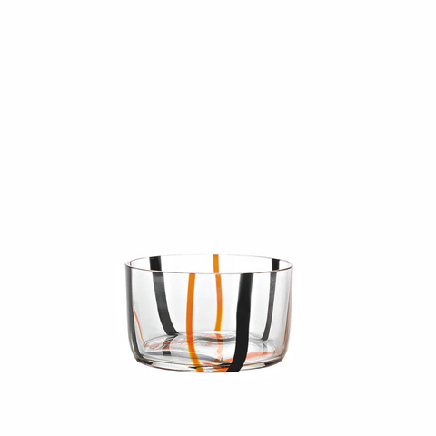 Tirache Bowl - Black and Orange